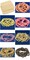 2 Beading Mats 8" x 8" & 7 Strands Glass & Chip Beads Various Colors and Sizes